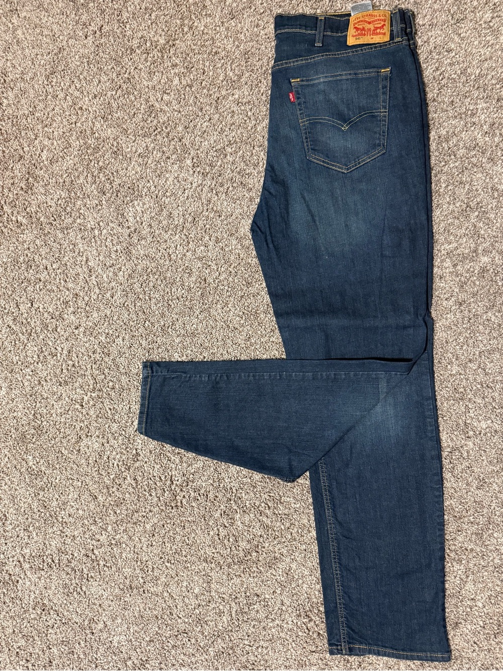 Levi's Men's Dark Indigo Straight Jeans